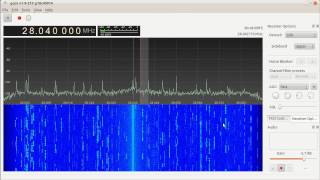 HF2V 10m CW with Funcube Dongle  HF kit [upl. by Ntsyrk546]