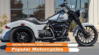 Harley Davidson Trike Freewheeler Popular 2024 Motorcycles [upl. by Attenauqa610]