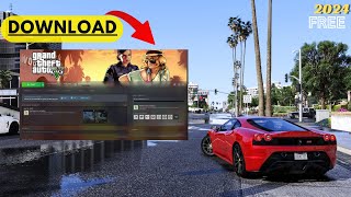 HOW TO DOWNLOAD GTA 5 IN PC OR LAPTOP  GTA 5 FOR FREE  GTA 5 2024 [upl. by Aniretak129]