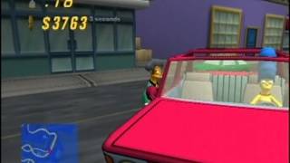 Canyonero  Marge  Entertainment District The Simpsons Road Rage Gameplay Part 22 [upl. by Danita367]