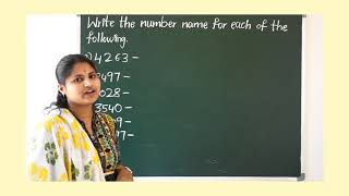 4 Digit Numerals amp Number Names Class3 Maths Part4 [upl. by Ahsytal]