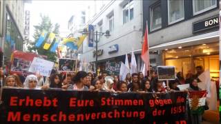 Demonstration Wuppertal gegen IS ISIS Terroristen [upl. by Aikram790]