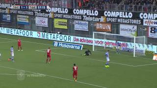 PEC Zwolle  FC Twente 1415 [upl. by Mahda114]