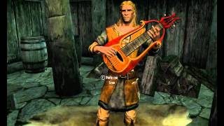 Il Bardo Sven di Riverwood canta Ragnar il Rosso  The Elder Scrolls Skyrim ITA [upl. by Ygief]