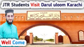 Darul uloom Karachi visit  mufti taqi usmani sahb sy ijazat E hadees  Luqman jalees [upl. by Elyrpa833]