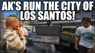 AK’s Run The City Of Los Santos  GTA RP  Grizzley World RP V1 [upl. by Kreg]