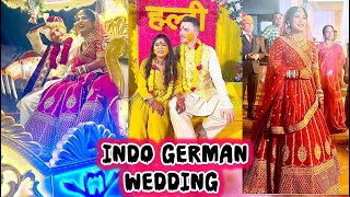 ഗുജറാത്തി പെണ്ണിന് ജർമ്മൻ വരൻAn Indo German Wedding Highlights in Indian StyleGujarati Style [upl. by Lehsar892]