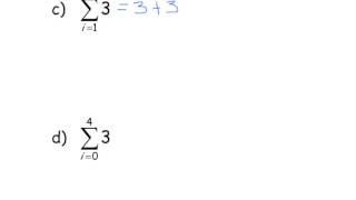 Expanding Sigma Notation [upl. by Acassej]