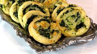 Spinach Cheese Swirls – Lynn’s Recipes [upl. by Eniksre674]