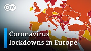 Coronavirus Update Europe struggles lowering infection numbers  DW News [upl. by Greenebaum]