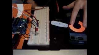 TouchOSC Servo Dial with Arduino and Processing [upl. by Nalat902]