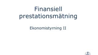 Finansiell styrning DuPontmodell i Excel [upl. by Petersen354]