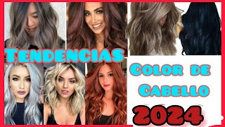 tintes de cabello de moda 2024 [upl. by Casi533]