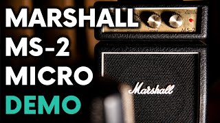 Marshall MS2 Mini Amp Review and Demo  Guitar Practice Amp  Fret Success Gear Review 2020 [upl. by Revell]