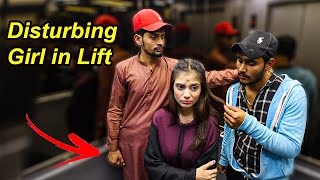 Disturbing a Girl in Lift  Social Experiment SmartiesPrankTV [upl. by Leissam]