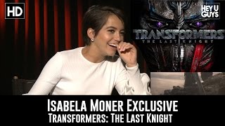 Isabela Moner on scones Transformers The Last Knight amp Soldado [upl. by Sams]