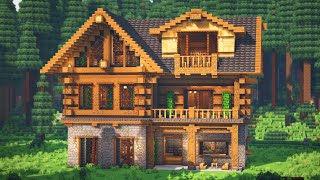 How to Build the Ultimate Spruce Mansion  Interior in Minecraft • Tutorial [upl. by Rebeka]