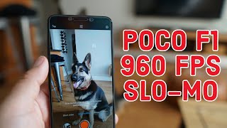 Pocophone F1  960 FPS Slow Motion Video [upl. by Nelag18]