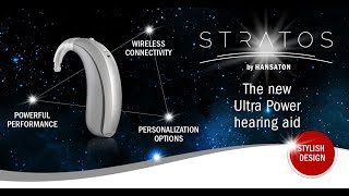 Hansaton Stratos Beat Ultra Power Hearing Aid [upl. by Kall654]