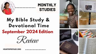 Bible Study amp Devotional Time  September 2024 Review [upl. by Initof]