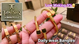 Tanishq Latest 22k Gold Bangle Designs with PriceDaily Were Gold Bangle designsGold BangleDeeya [upl. by Acinomaj116]