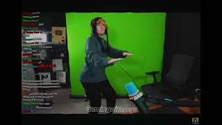 Kreekcraft doing Tyla dance on livestream edit [upl. by Bore]