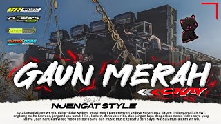 DJ GAUN MERAH  Bass Njengat Jinggle karnaval BBM Audio Malang ft SR Music [upl. by Irtimid]