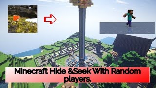 Minecraft Hide amp seek with random players minecraft mratoz hideandseek newminecraftvideo [upl. by Mota]