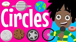 The Circle SongCircle Rhymes for kidslearn circle shapecircleshape rhymesShapesnursery rhymes [upl. by Gabriella974]