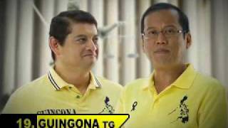 TG Guingona III TV Ad with Noynoy Aquino [upl. by Ruenhcs574]