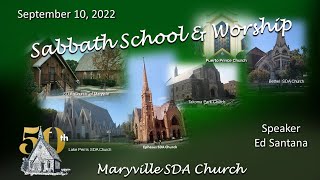 Maryville Seventhday Adventist church services on Sabbath September 10 2022 [upl. by Ahsimet]