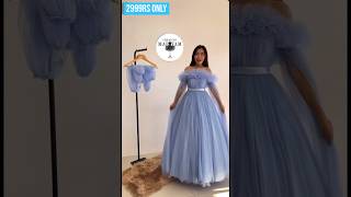 6 style gown 2999rs only viral shorts dress trendingreels gowncollection fashiondesigner gown [upl. by Arrak]