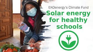 Solar energy for healthy schools in Bolivia in Spanish  With subtitles in English [upl. by Lillywhite]