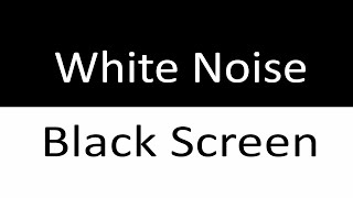 White Noise Black Screen No Ads  NonStop White Noise for Deep Sleep and Calm Focus  12 Hours [upl. by Simah631]