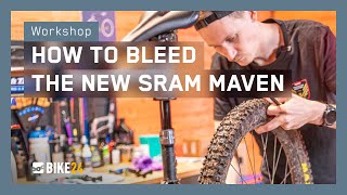 SRAM Maven MTB Bremsen entlüften – Workshop Tutorial [upl. by Assirram625]