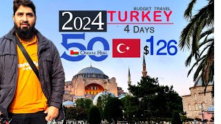 💸 126 Budget 4 days Turkey Visit 2024 Budget  Turkey Travel Vlog  Oman to Turkey via Salamair [upl. by Anirbak]