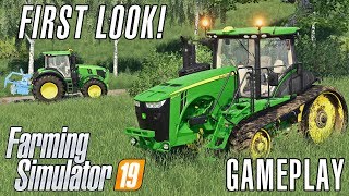 Farming Simulator 19  First Look Gameplay [upl. by Jermain]