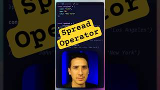 Spread Operator with Objects in JavaScript javascript javascripttutorial coding programming [upl. by Sevy]