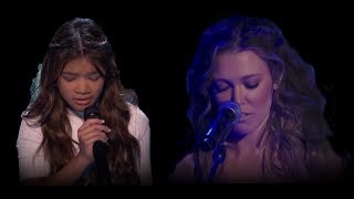 Angelica Hale and Rachel Platten quotFight Songquot Original vs Version MelB said WHAAAA [upl. by Htide]