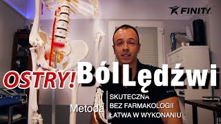 💥Ból pleców kręgosłupa w odcinku lędźwiowym 💥Rwa Kulszowa STAN OSTRY [upl. by Keare823]