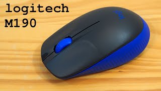 Logitech M190 wireless mouse • Unboxing overview and installation [upl. by Gladwin606]