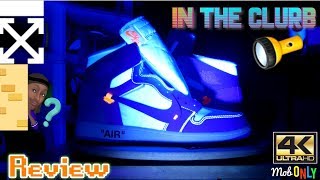 Black Light Legit Check  Off White Air Jordan 1 UNC [upl. by Orozco75]