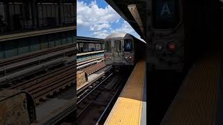 Lefferts Boulevard Bound R46 A train entering and leaving 80th Street [upl. by Steck]