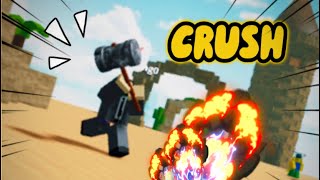 Crusher Is Fun Roblox Ability Wars Gameplay Edit [upl. by Asilej]