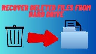 Recover Deleted Files From hard Drive [upl. by Erdnael]