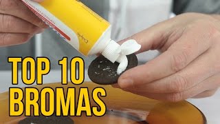 TOP 10 BROMAS 2016  Bromas para hacer a tus amigos Recopilación [upl. by Farron]