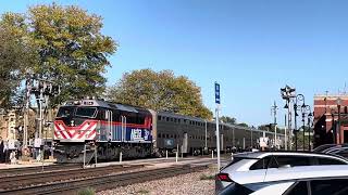 Downers Grove IL Metra rush hour [upl. by Isdnil222]