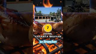 💥 TOP10 HIGH BRANCHES RESTAURANT IN TAMILNADU⁉️💢 shortsvideo youtube shorts new facts support [upl. by Einon]