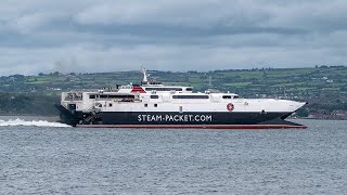 HSC Manannan Steam Packet Company amp Others  Belfast Lough  7th August 2024 [upl. by Katushka]