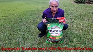 Spectracide Triazicide Insect Killer  KimTownselYouTube [upl. by Betsey]